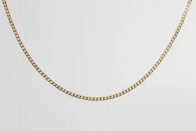 22'' 14k Yellow Gold Curb Chain (9.8g.)