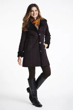 #2440 Classic Fitted Shearling with Notch Collar