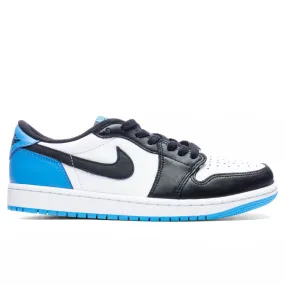 Air Jordan 1 Low OG - White/Dark Powder Blue/Black