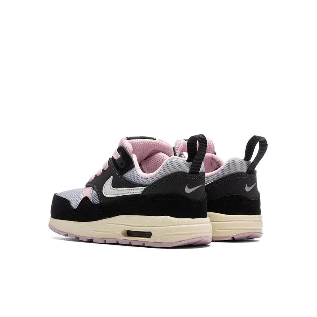 Air Max 1 EZ 'Pink Foam' (TD) - Black/Summit White/Anthracite