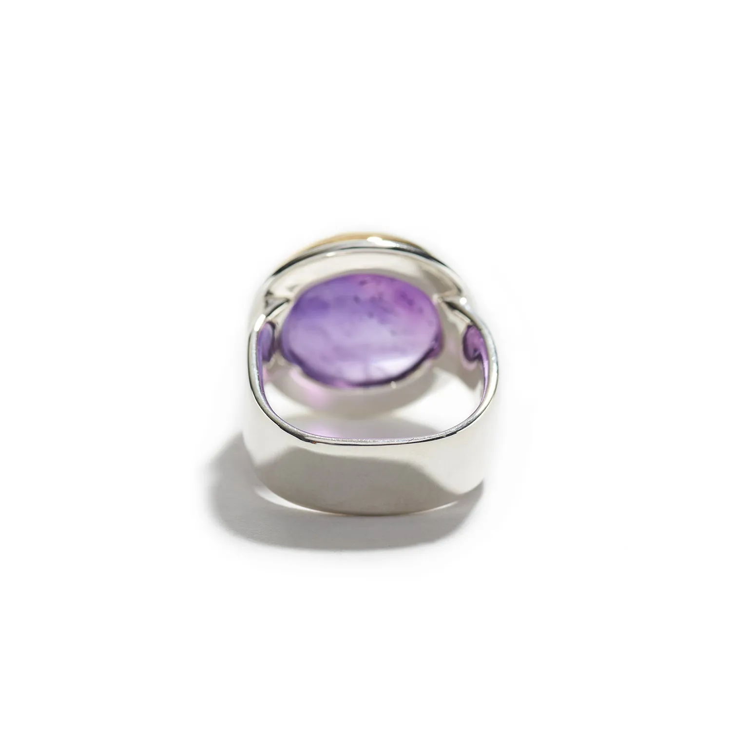 Amethyst Round Ring