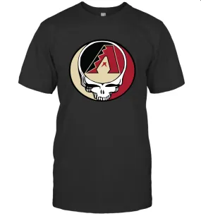 Arizona Diamondbacks Grateful Dead Steal Your Face Baseball Mens T-Shirt