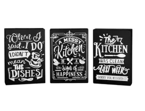 Assorted Black Kitchen Blocks - 4.5 x 6.5 x 1 in each