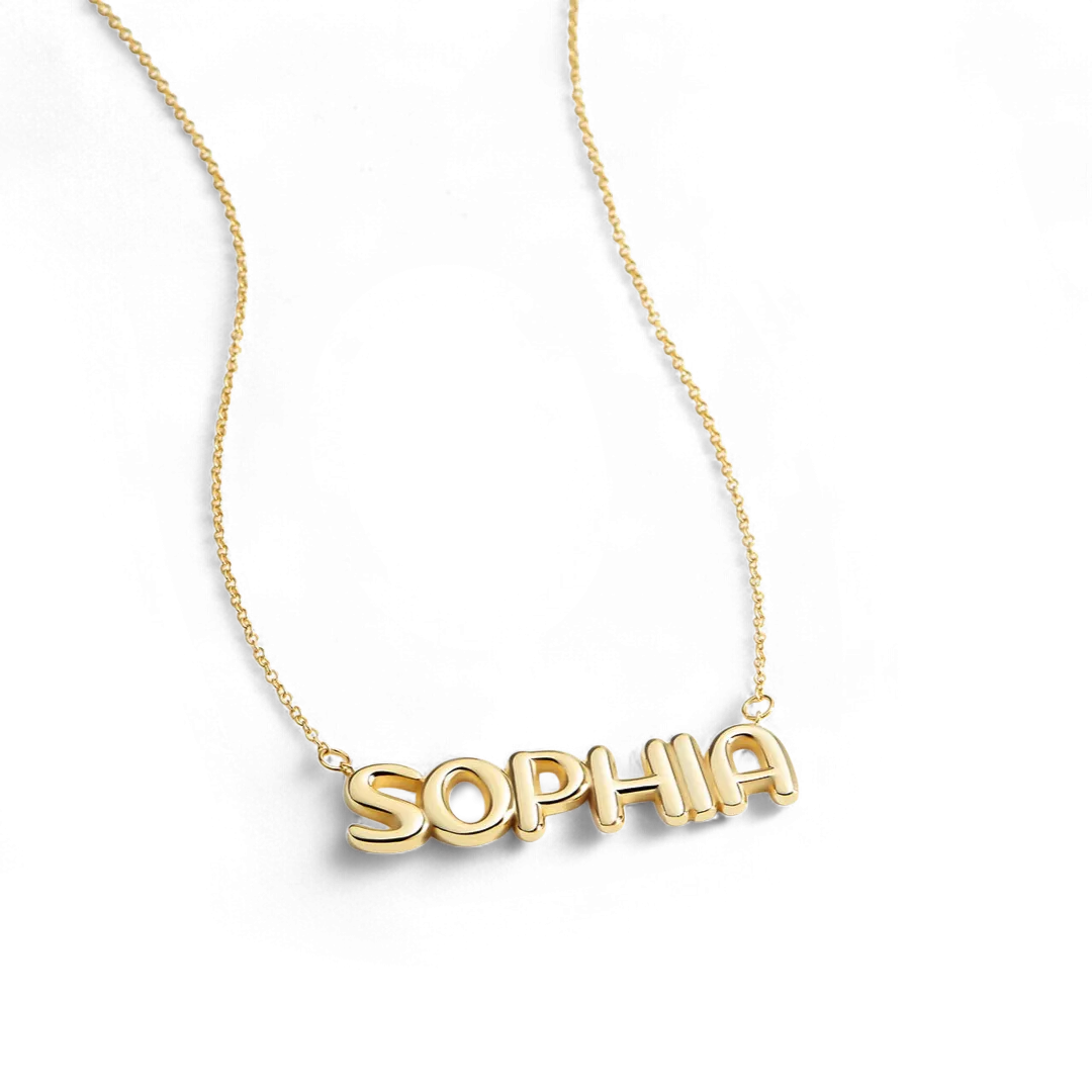 Balloon Name Necklace