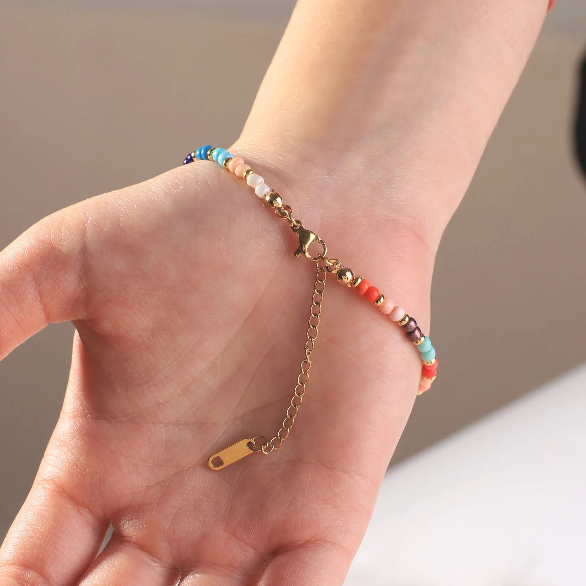 Beaded Name Bracelet | Joyful