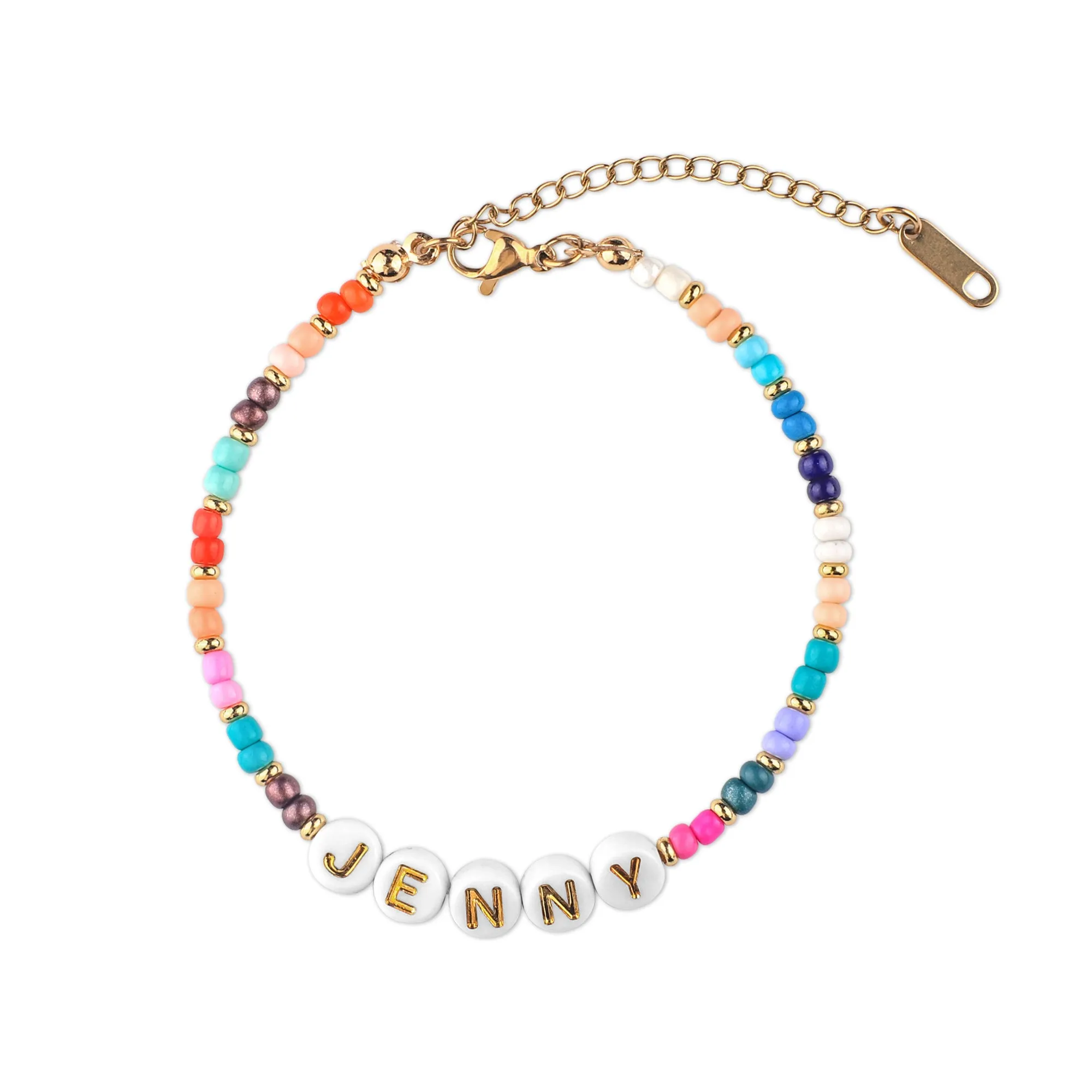 Beaded Name Bracelet | Joyful