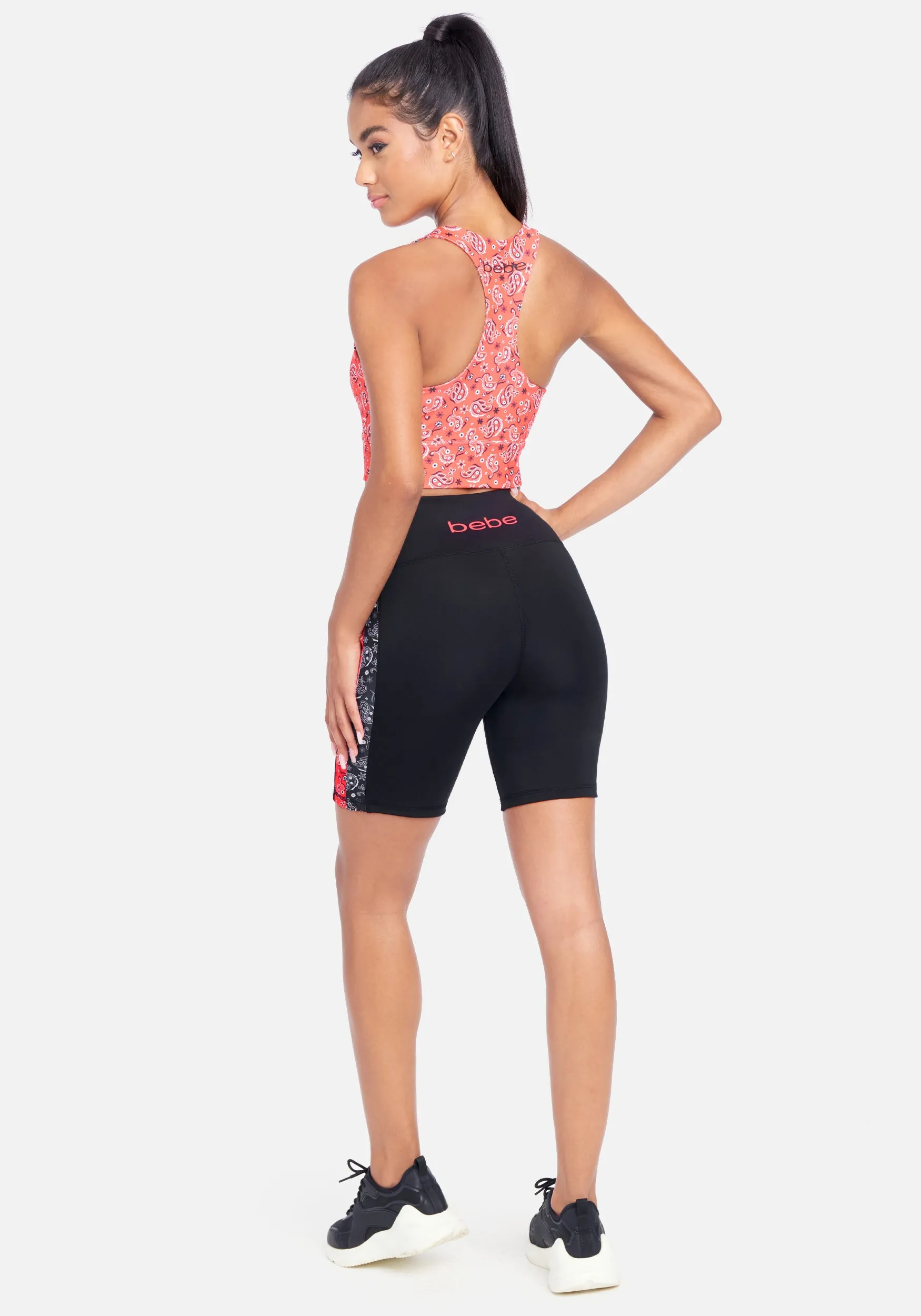 Bebe Colorblock Bike Short