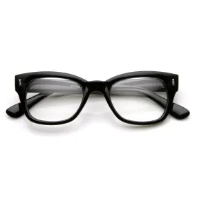 Bold European GQ Optical RX Clear Lens Glasses