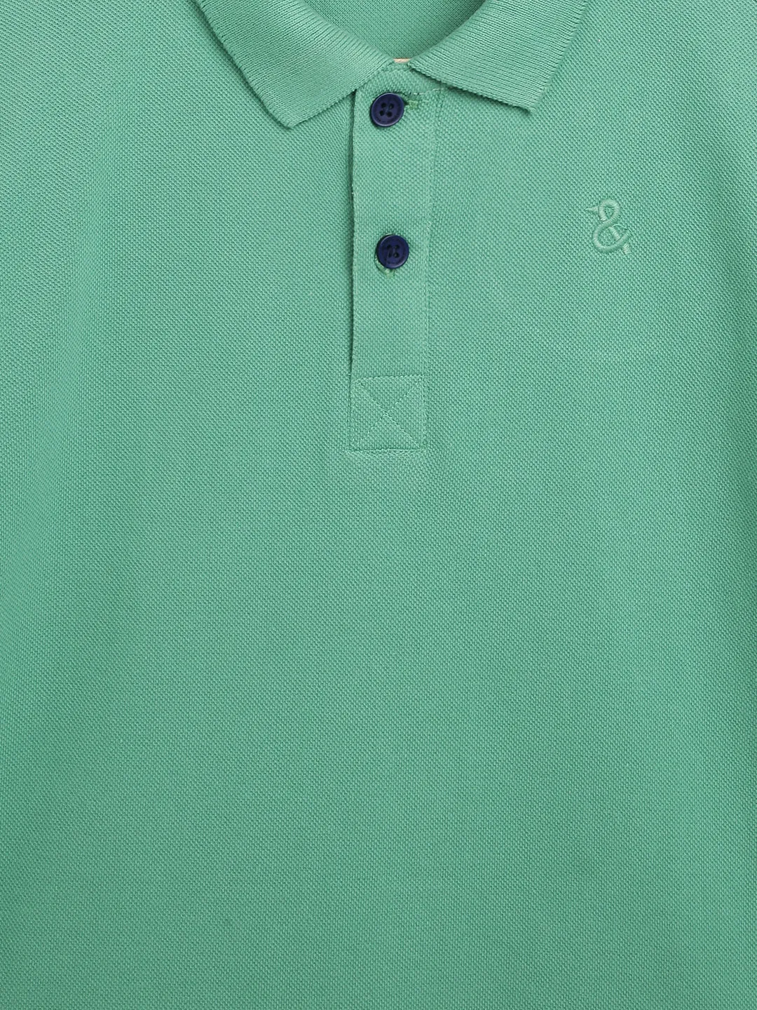 Boys Green Polo T-Shirt