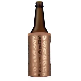 BruMate Hopsulator Bott'l Insulated Bottle Cooler - Gold Leopard