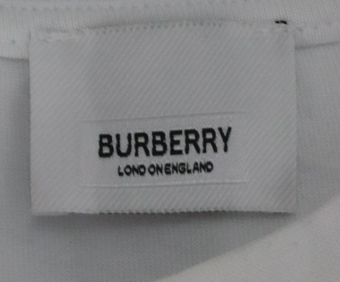 Burberry White & Pink Cotton T-Shirt sz 4