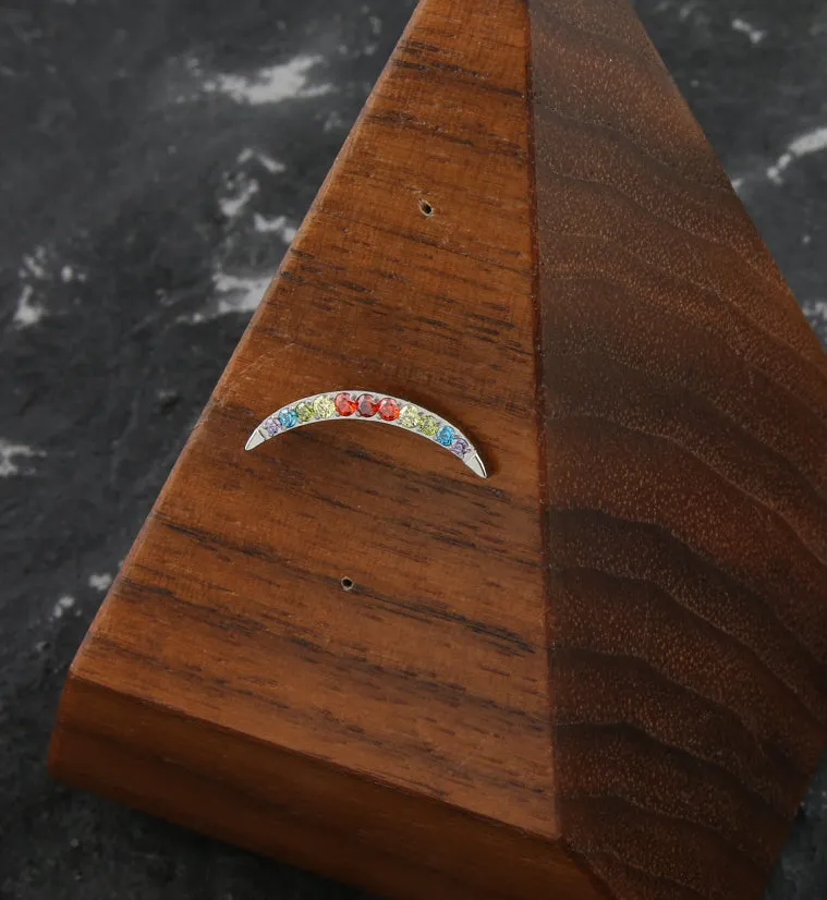 Camber Rainbow CZ Titanium Threadless Top