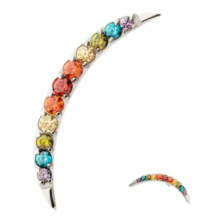 Camber Rainbow CZ Titanium Threadless Top