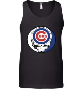 Chicago Cubs Grateful Dead Steal Your Face Baseball Mens Tank Top