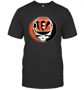 Cincinnati Bengals Grateful Dead Steal Your Face NFL Football Mens T-Shirt