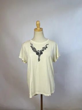 Clare V-Necklace Tee (M)