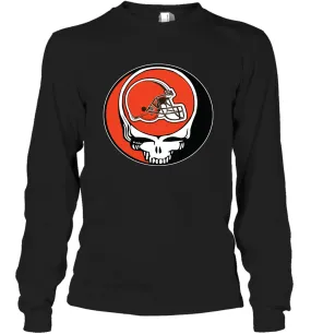 Cleveland Browns Grateful Dead Steal Your Face NFL Football Adult Long Sleeve T-Shirt