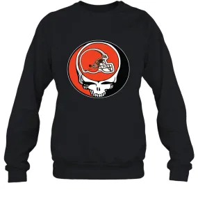 Cleveland Browns Grateful Dead Steal Your Face NFL Football Adult Sweatshirt