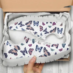 Cool Butterfly Shoes Butterfly Printed Sneakers Butterfly Running Shoes Butterfly Lover Gifts Clothing for Womens Mens Kids Adults