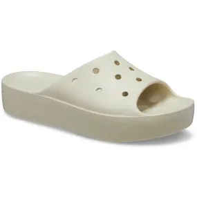 Crocs Classic Platform Slide Bone