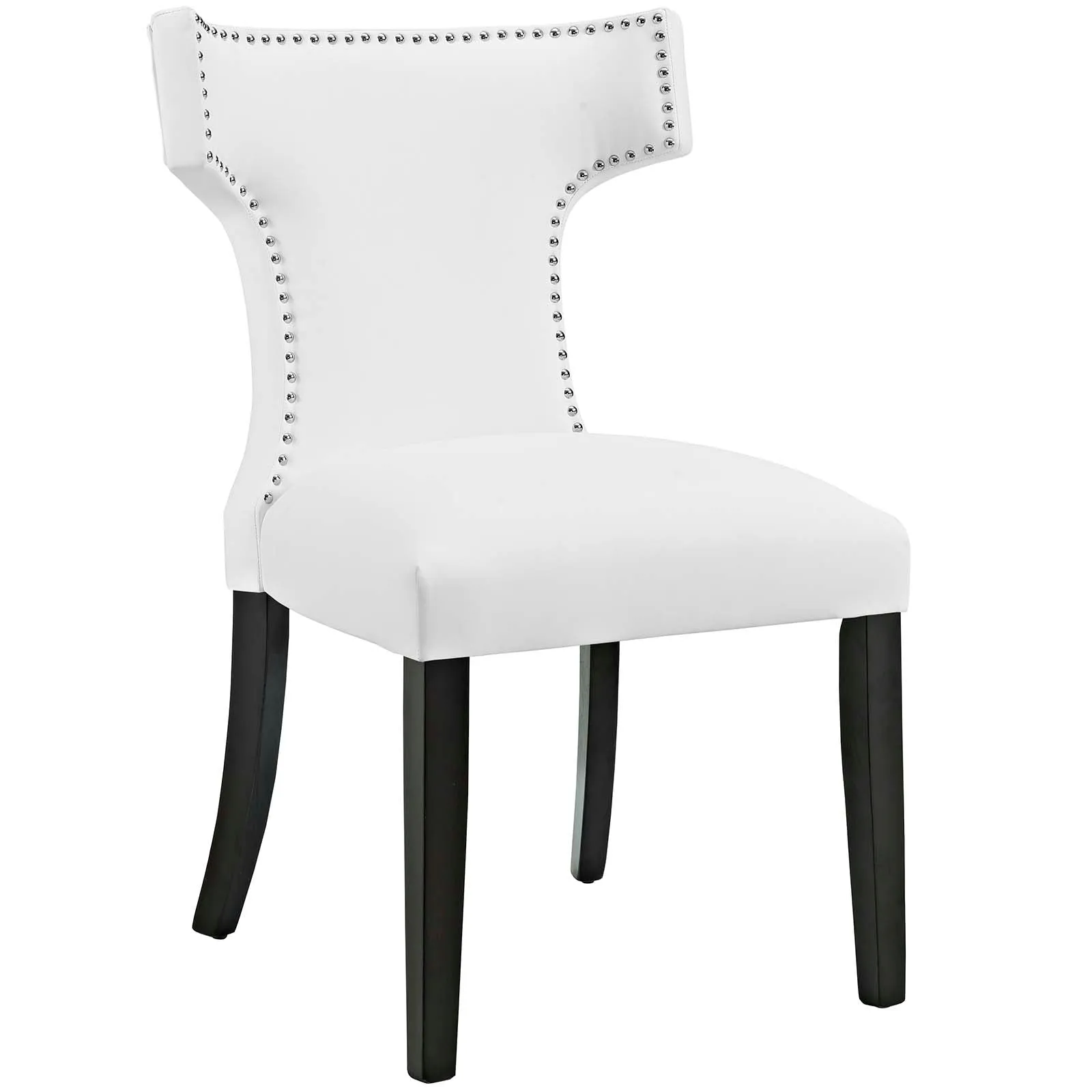 Curve Dining Side Chair Vinyl Set of 2