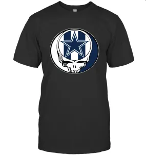 Dallas Cowboys Grateful Dead Steal Your Face NFL Football Mens T-Shirt