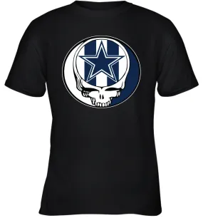 Dallas Cowboys Grateful Dead Steal Your Face NFL Football Youth T-Shirt