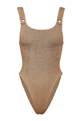 Domino Swim Metallic Cocoa