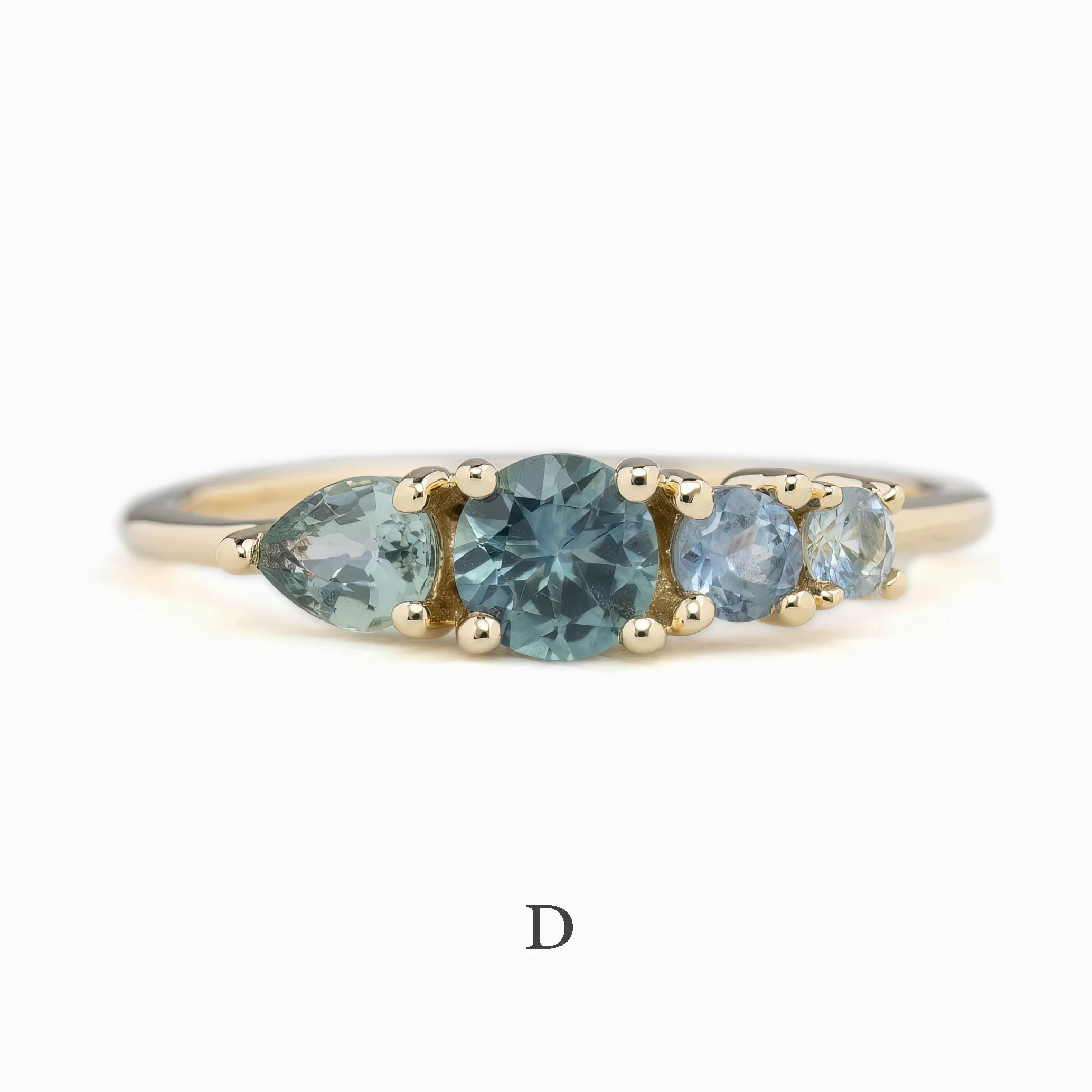 Droplets Sapphire Ring