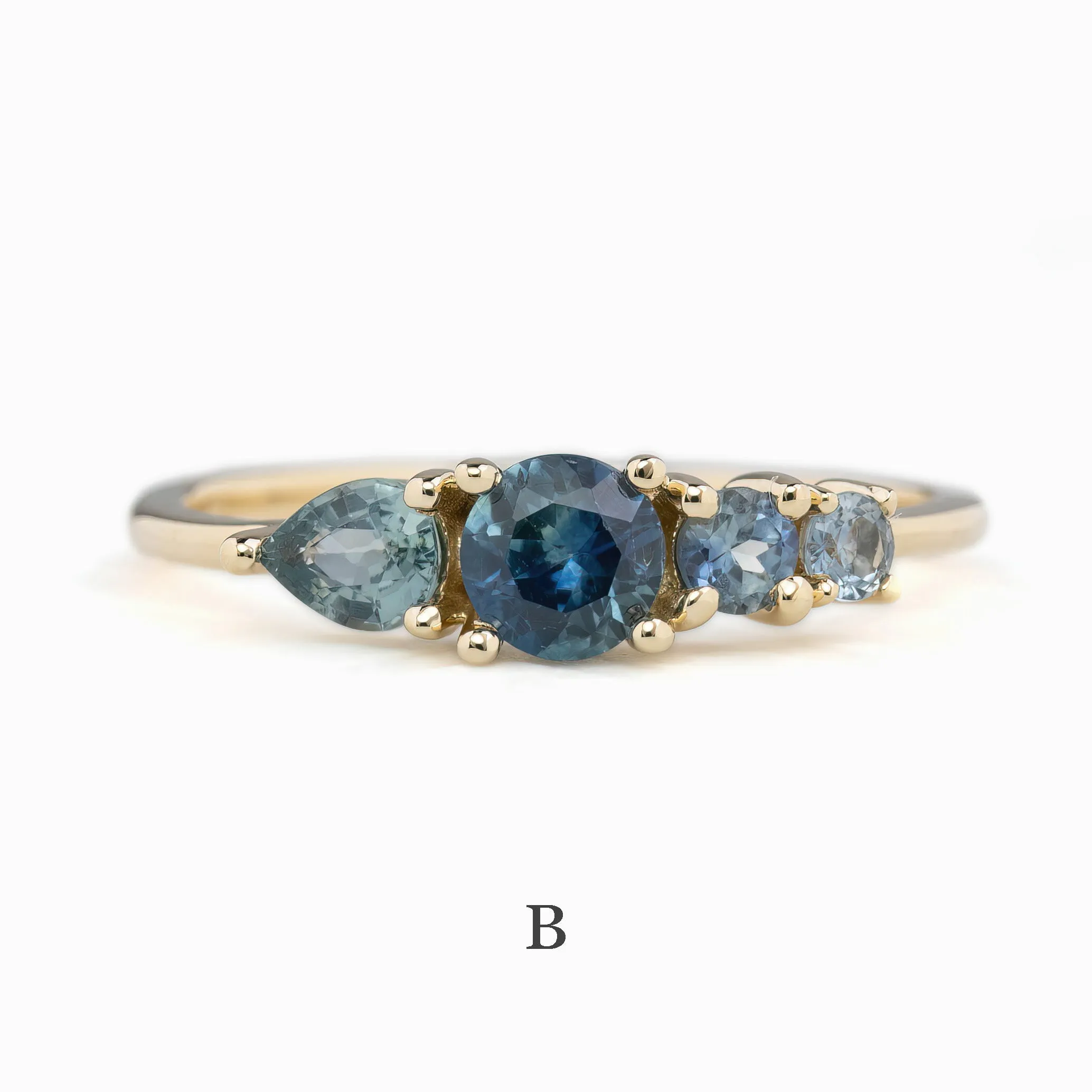 Droplets Sapphire Ring