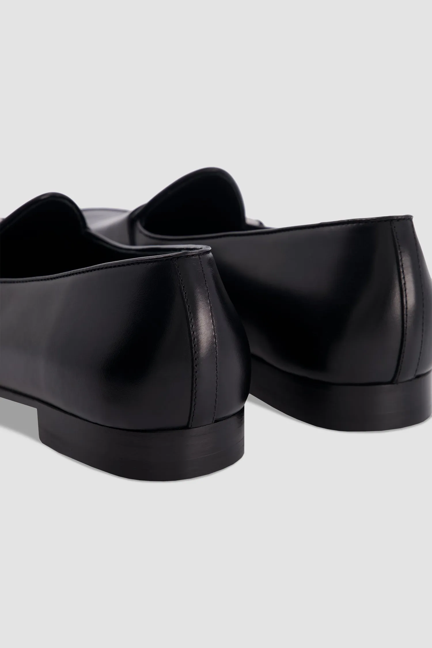 Edhen Milano Comporta Black Leather Loafers