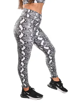 Effortless Vortex Classic Leggings - Monochrome Cobra