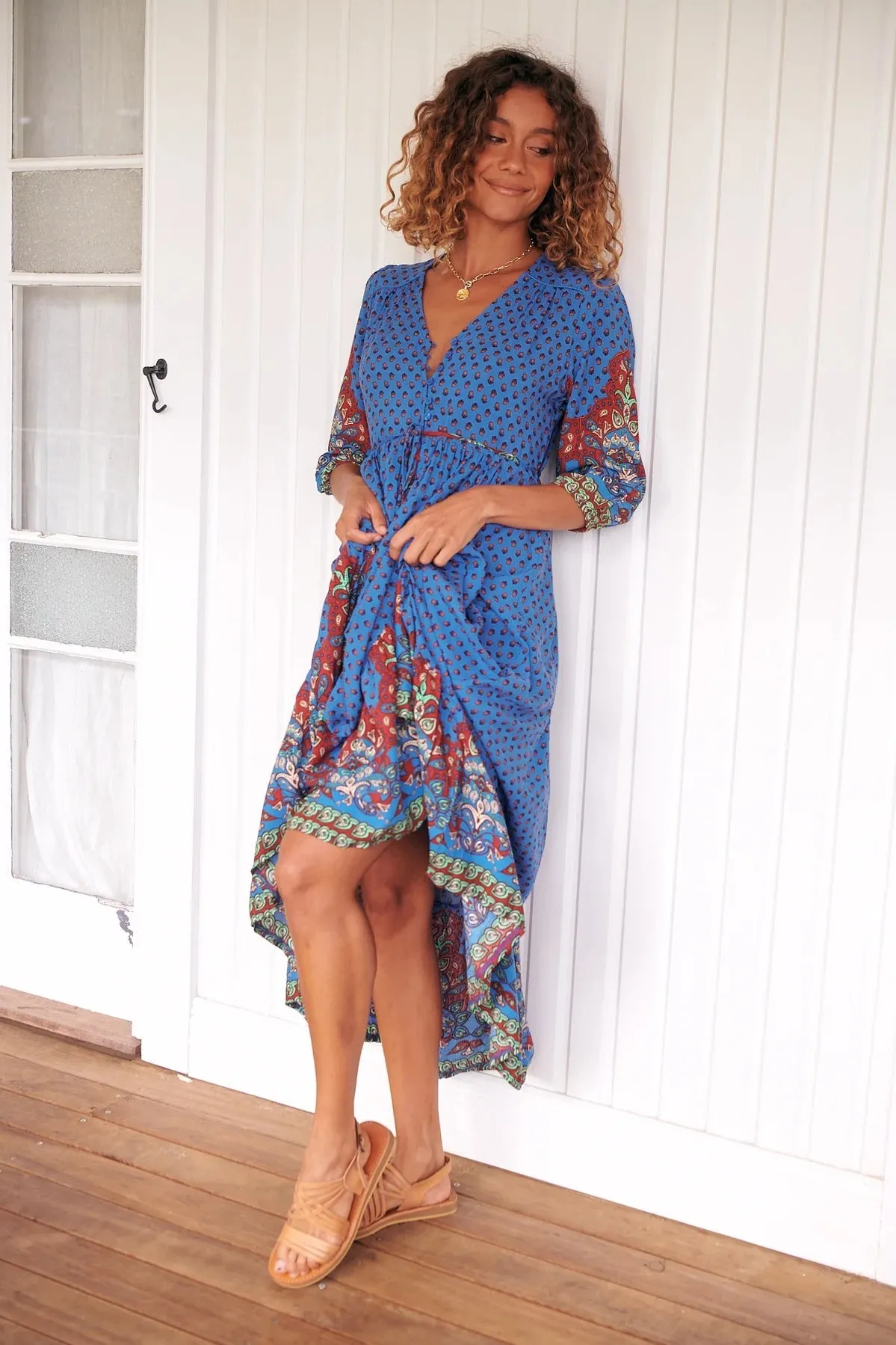 Eve Midi Dress Sirena Print