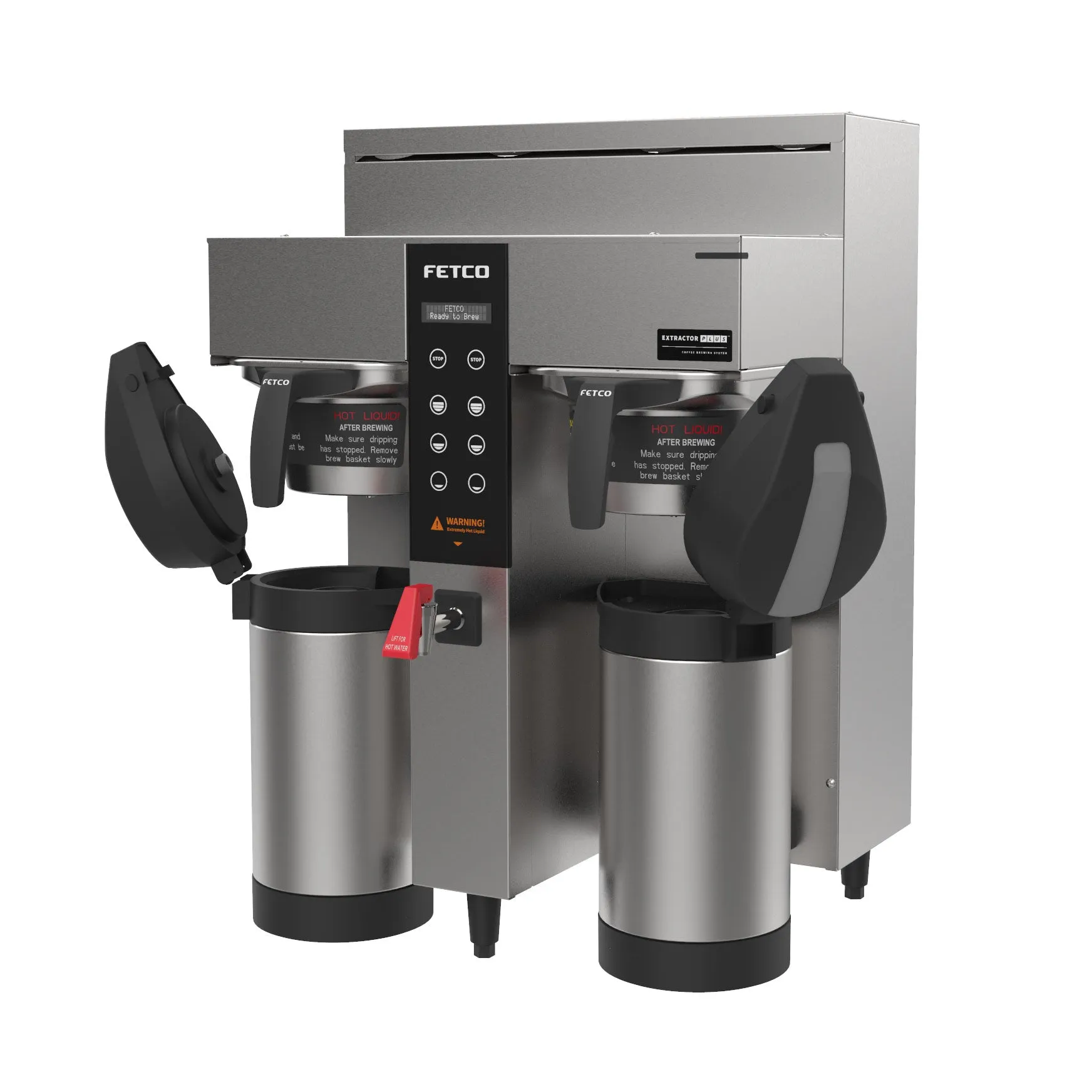 Fetco CBS-1232 Plus Series Twin Station Airpot Coffee Brewer - 208-240V