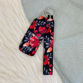 Focus on the Good Lipbalm Holder & Keychain