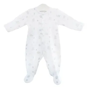 Forest Animals Printed Footie |  Baby Boy