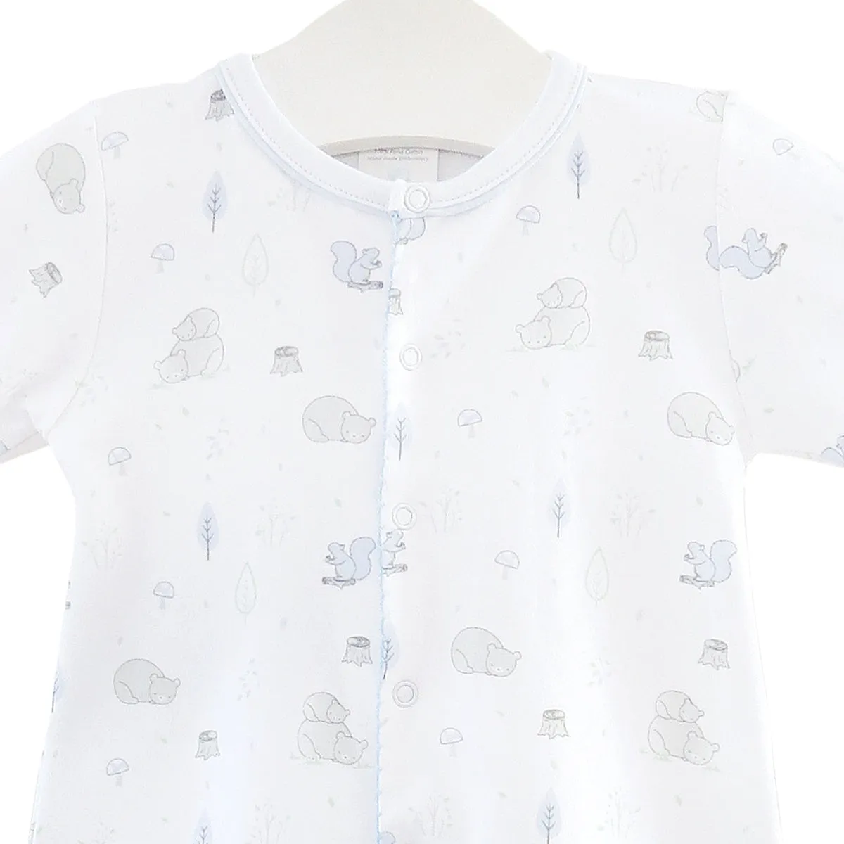 Forest Animals Printed Footie |  Baby Boy