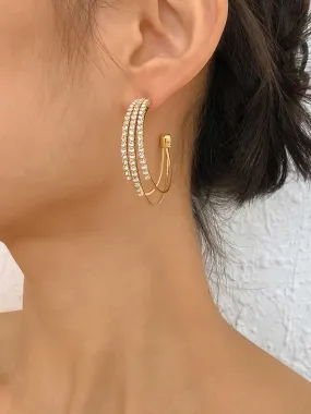 Gold Melanie Hoop