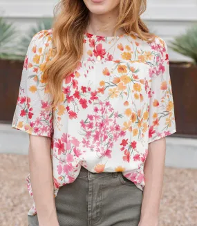 Grace & Lace Brooklyn Flowy Blouse