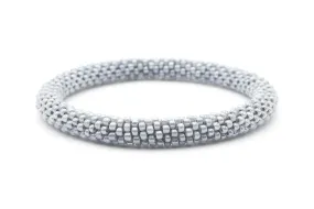 Gray Solid Bracelet - Kids