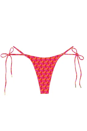 Hanalei Bottom - Fuchsia Geo