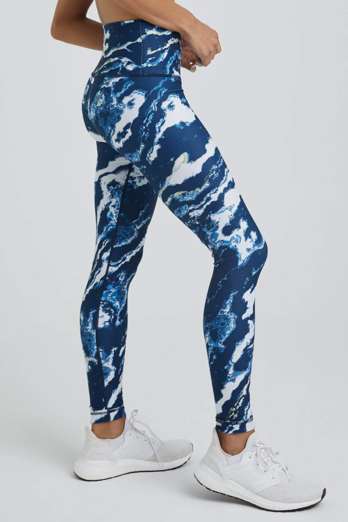 High Waist Leggings Blue Nile