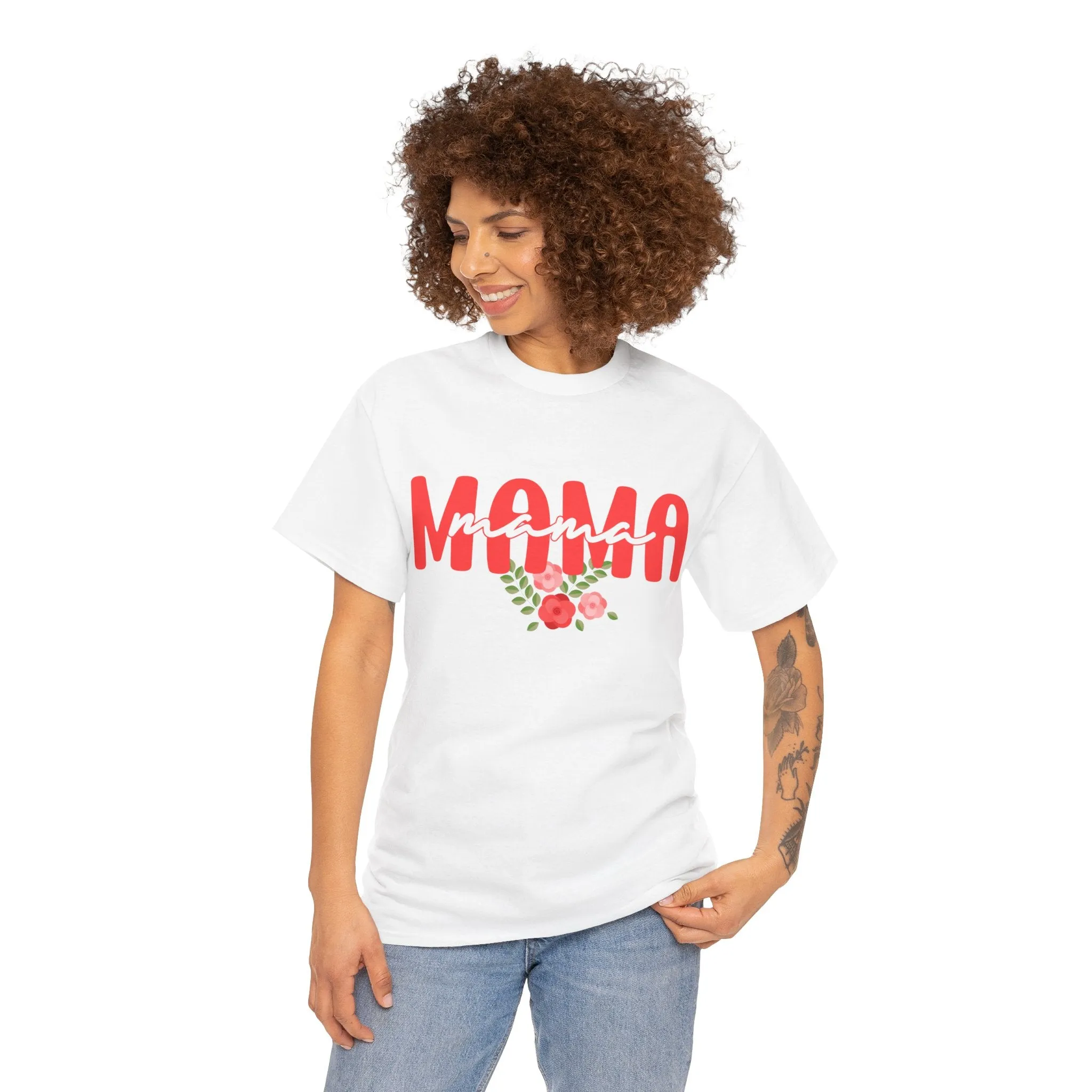 Hot Mama Pink Colorful Unisex Heavy Cotton Tee