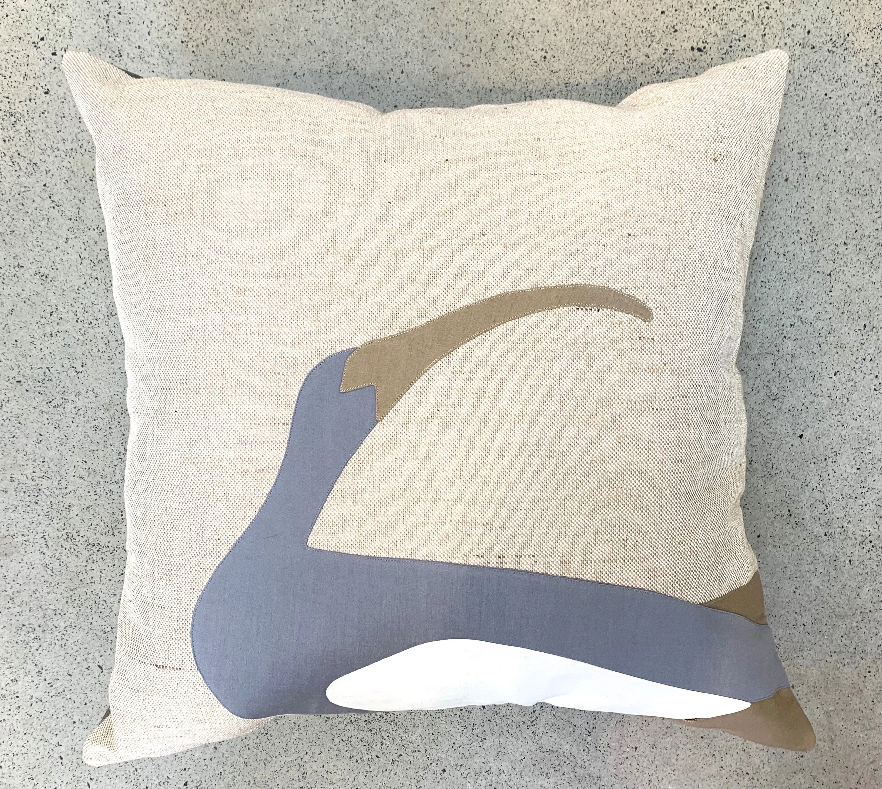 Ibis Cushion in Grey