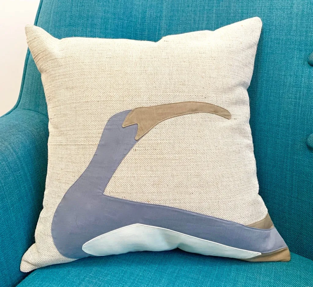 Ibis Cushion in Grey