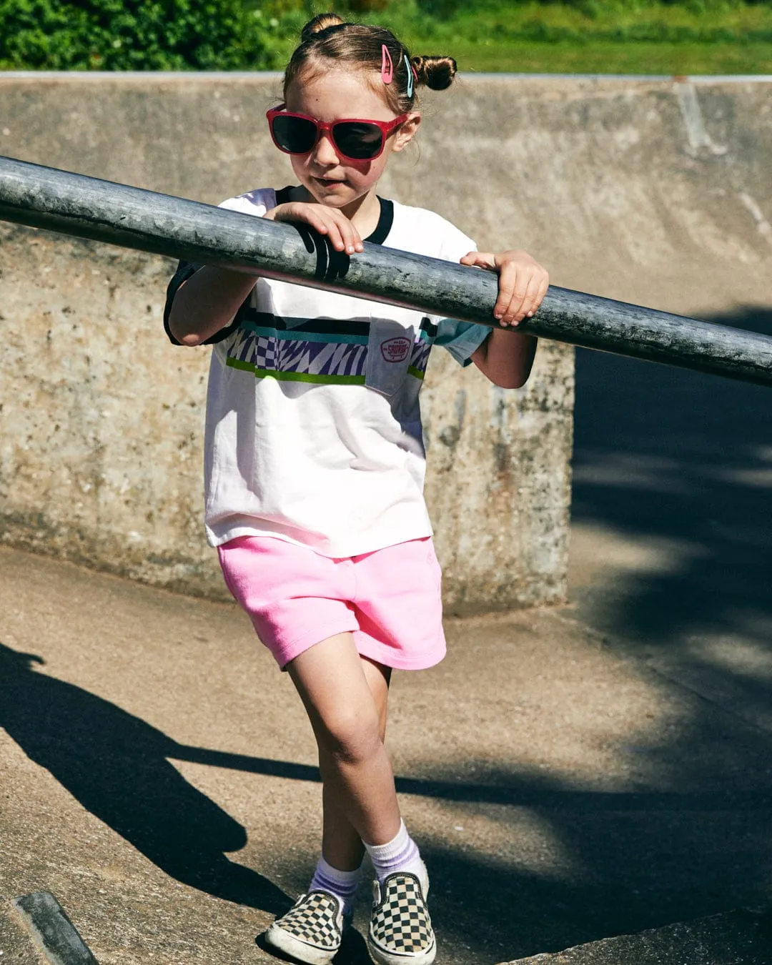 Instow - Kids Sweat Shorts - Pink