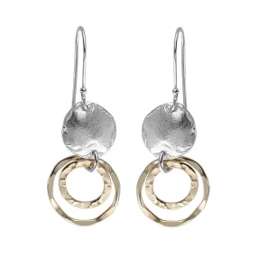 Israeli Dganit Hen Full Moon Hoop Earrings