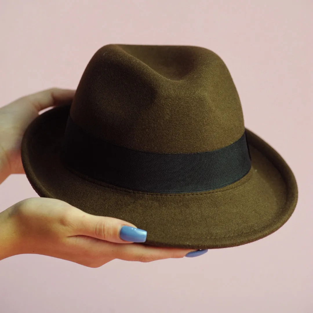 Jack Courtly Redd Trilby Fedora Hat