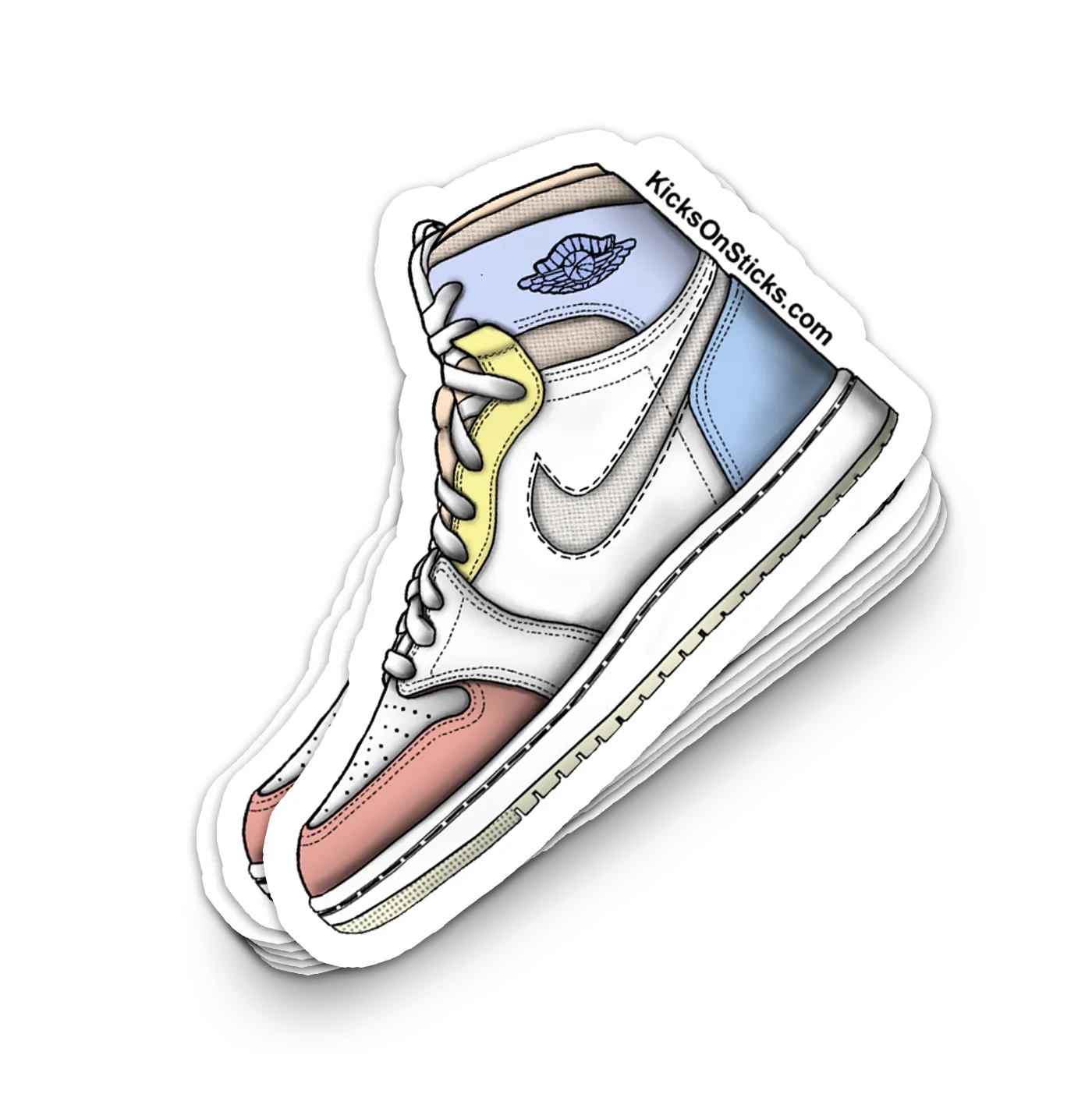 Jordan 1 CMFT "To My First Coach" Sneaker Sticker