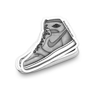 Jordan 1 "CMFT Grey Suede" Sneaker Sticker